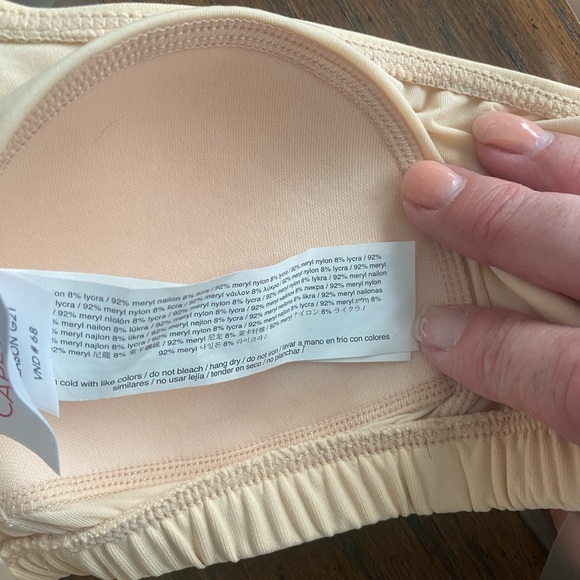 Capezio Camisole Bra Size Small NWOT - Picture 7 of 10
